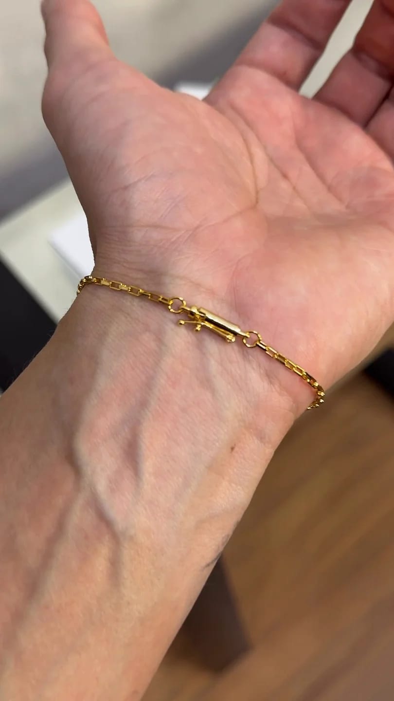 Pulseira Tijolinho 2mm