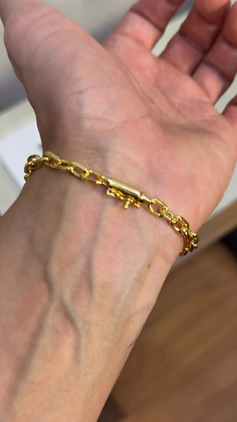 Pulseira Cadeado 5mm