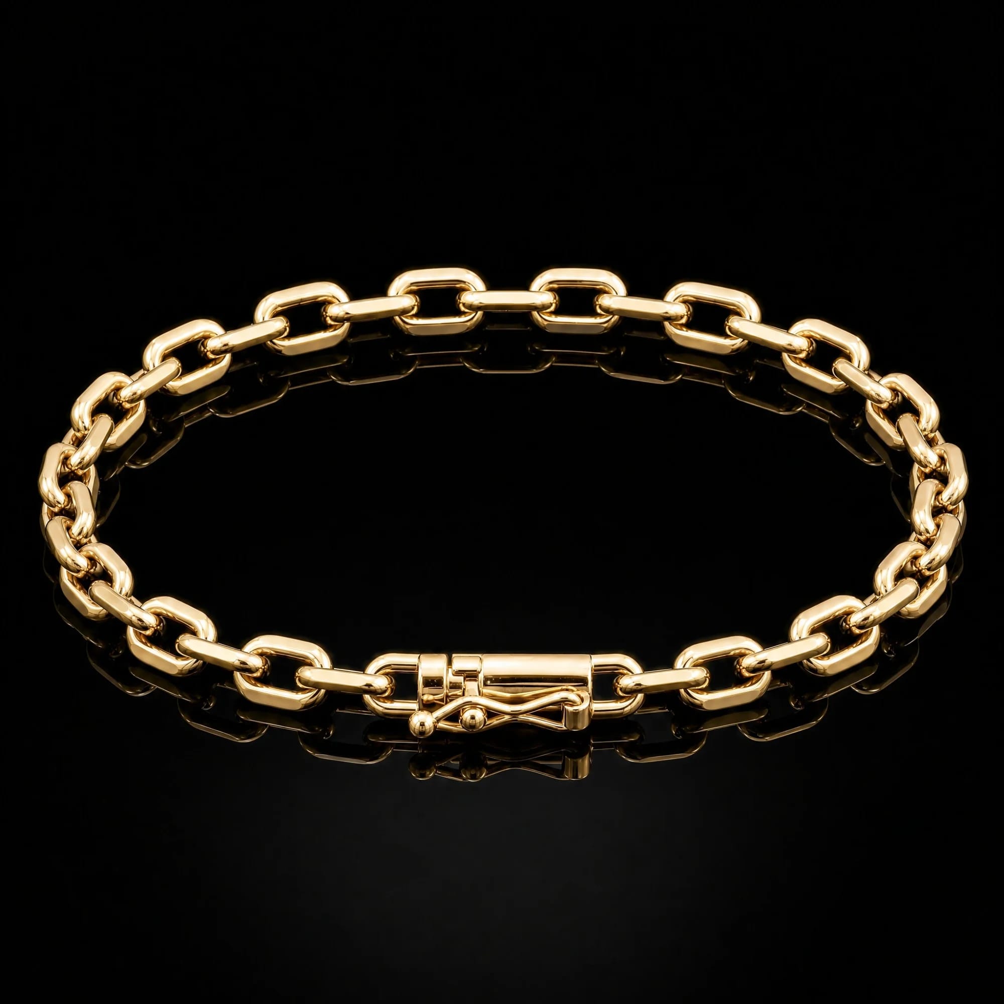 Pulseira Cadeado 4mm