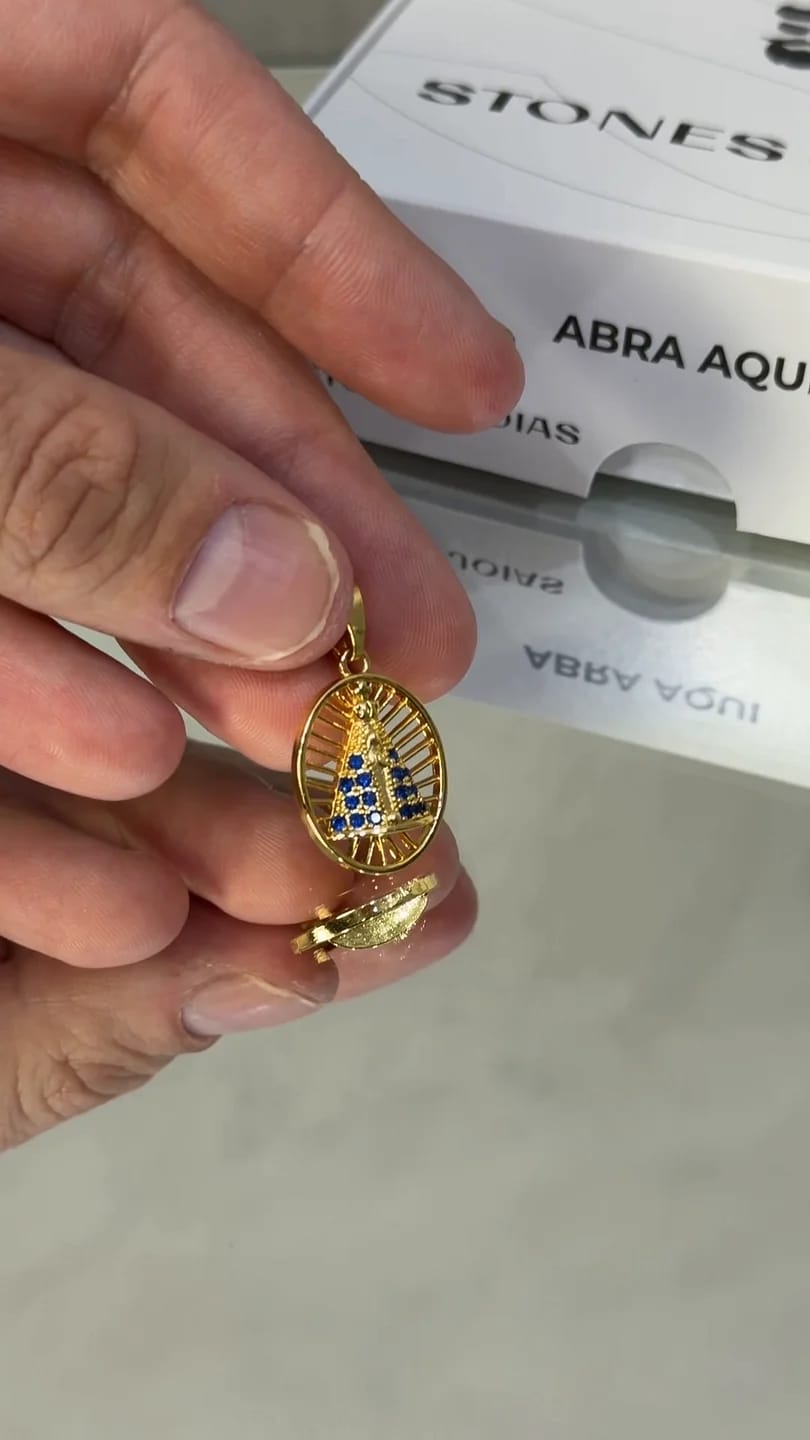 Corrente Cadeado 3,5mm + NSRa Oval Manto Azul