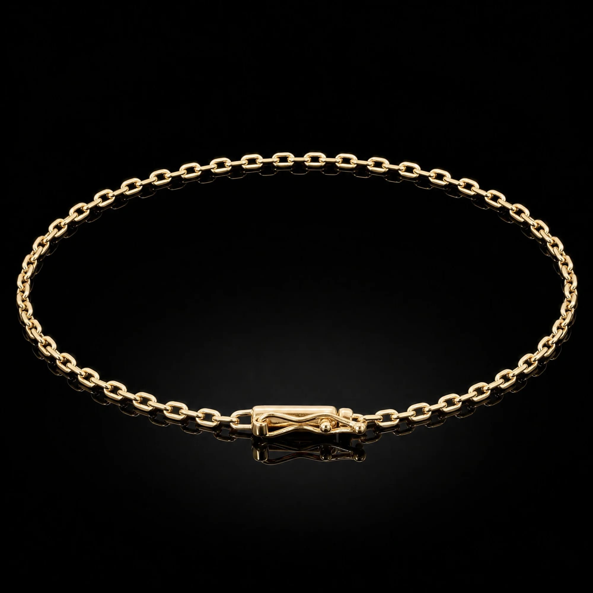 Pulseira Cadeado 2mm